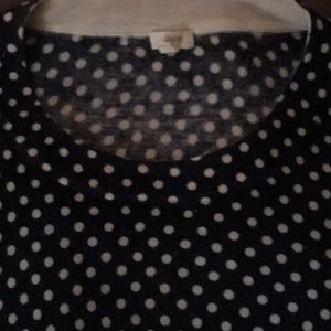 J. Crew Polka Dot Wool Sweater